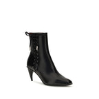 Calfskin Lace-Up Ankle Boots