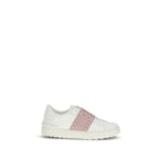 Calfskin Open Rockstud Sneakers