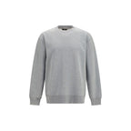 Gray Cotton Crewneck Sweatshirt