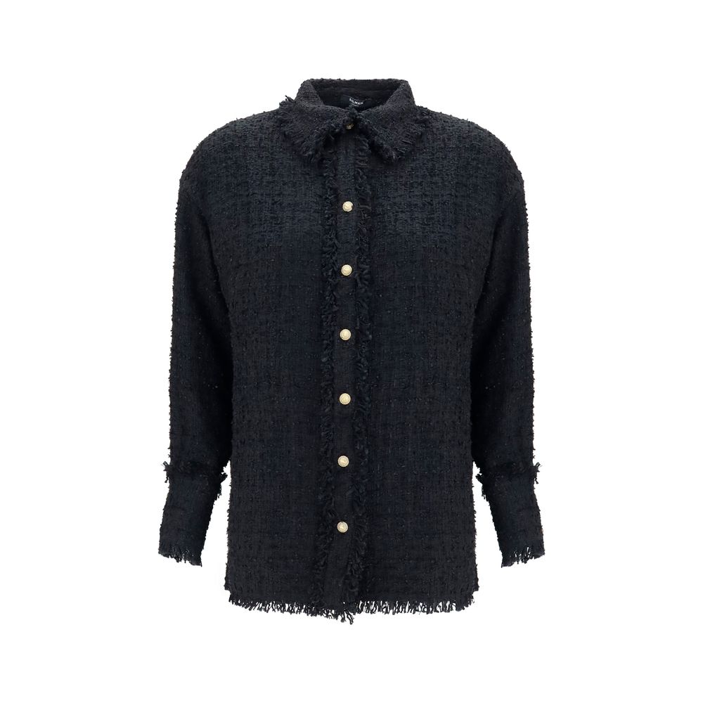 Black Tweed Shirt