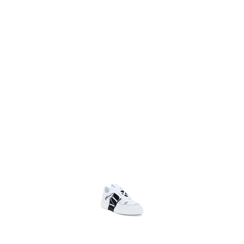 White Calfskin Athletic Sneakers