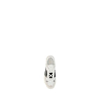 White Calfskin Athletic Sneakers