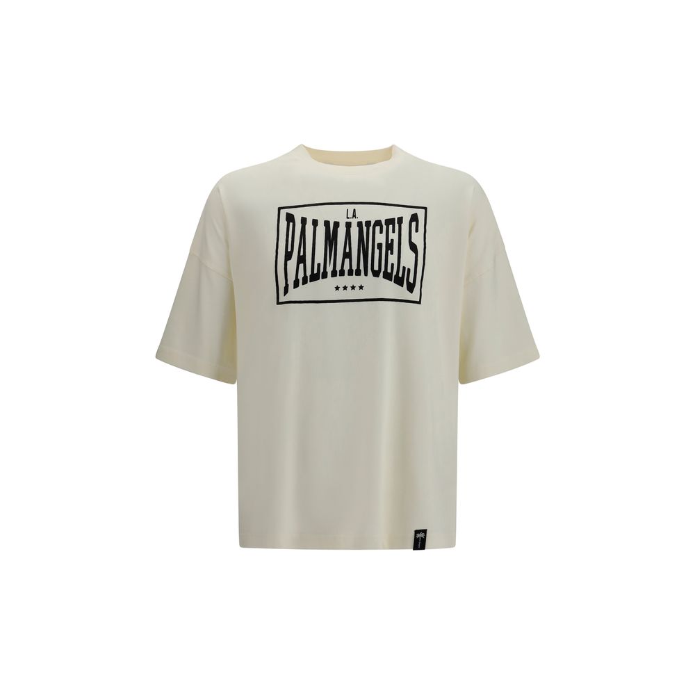 Beige Vintage Box Logo T-Shirt