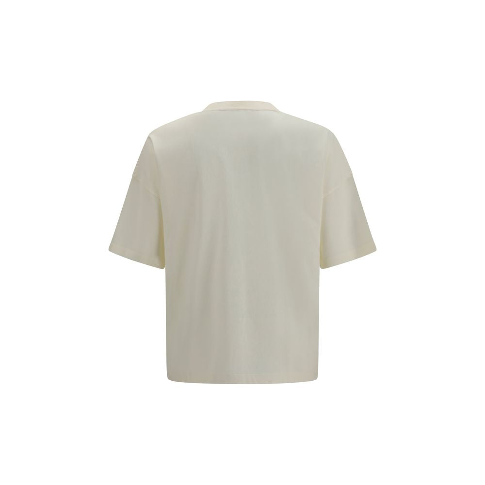 Beige Vintage Box Logo T-Shirt