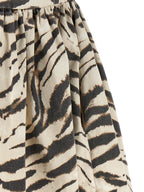 Mini Zebra Denim Organic Cotton Dress