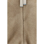 Oversized Eco-Fur Hooded Jacket with Satin Lining