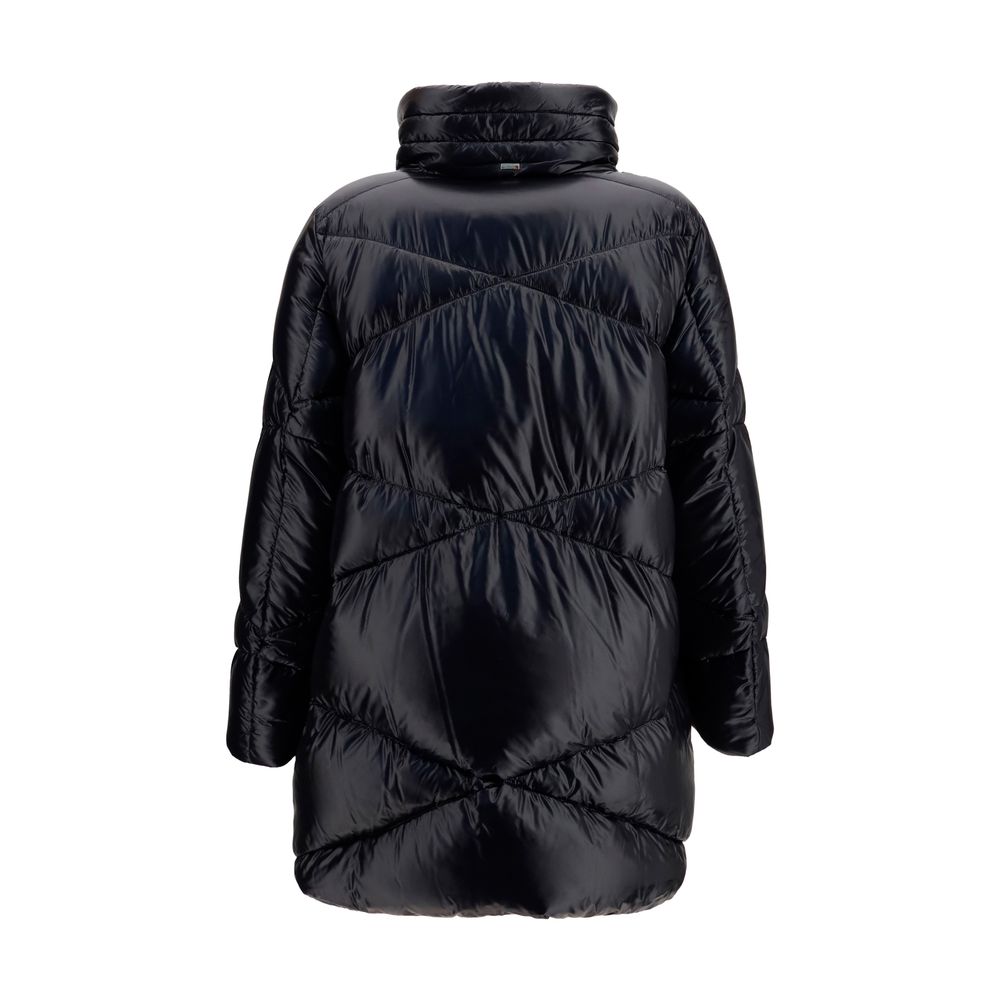 Quilted Drawstring Down Jacket