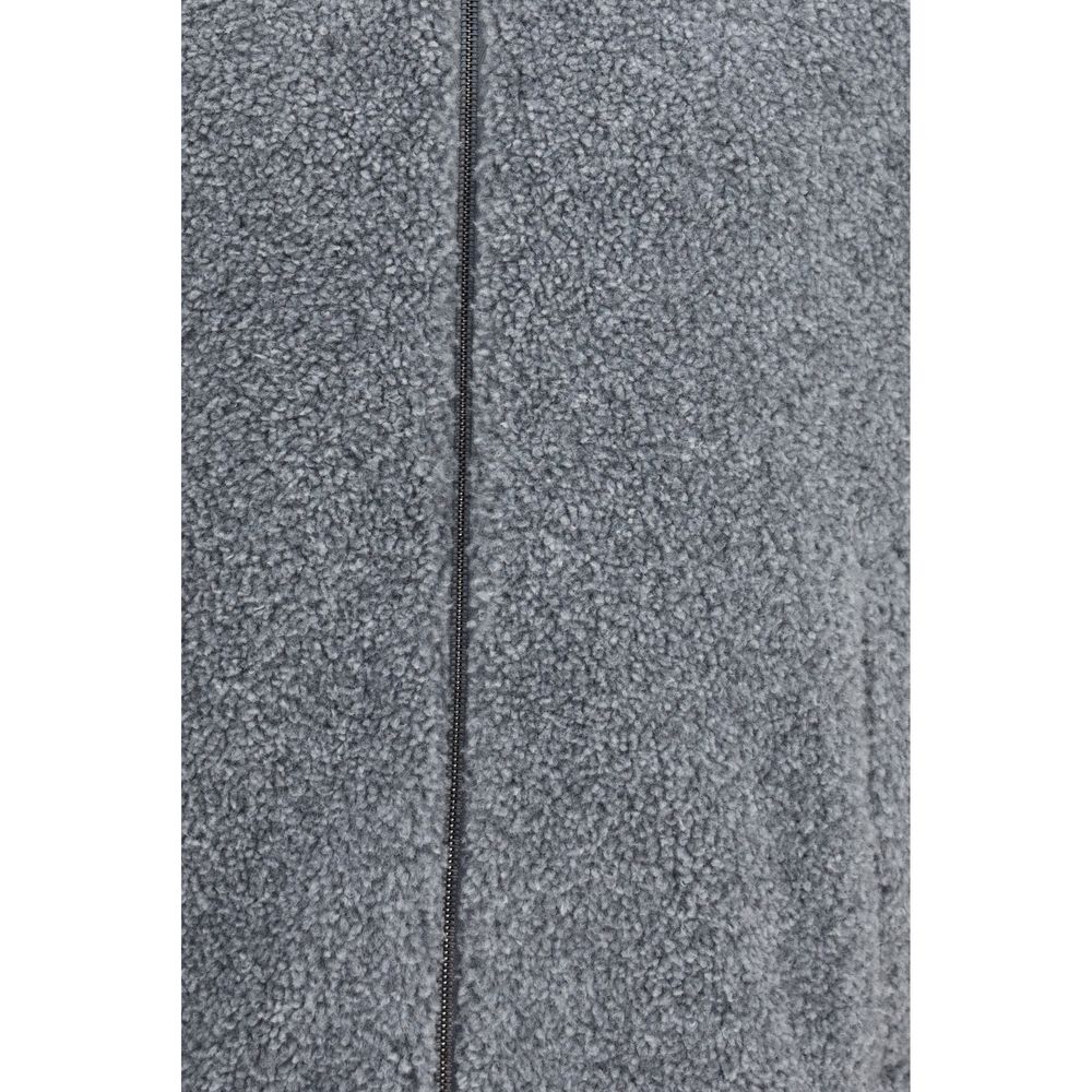 Teddy-Effect Hooded Jacket