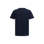 Blue Cotton Crewneck T-Shirt
