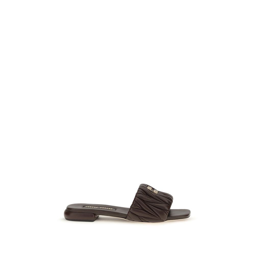 Matelassé Nappa Leather Sandals