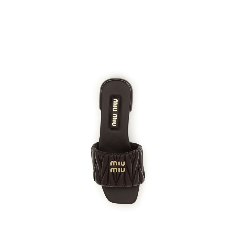 Matelassé Nappa Leather Sandals