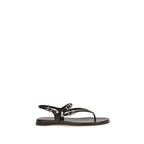 Glossy Lambskin Susanna Sandals
