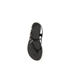 Glossy Lambskin Susanna Sandals