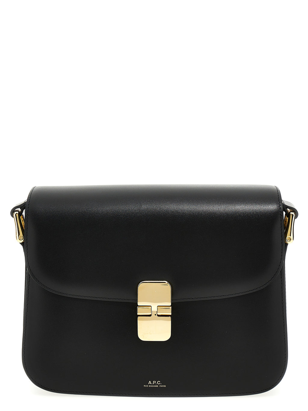 Black Cowhide Crossbody Bag
