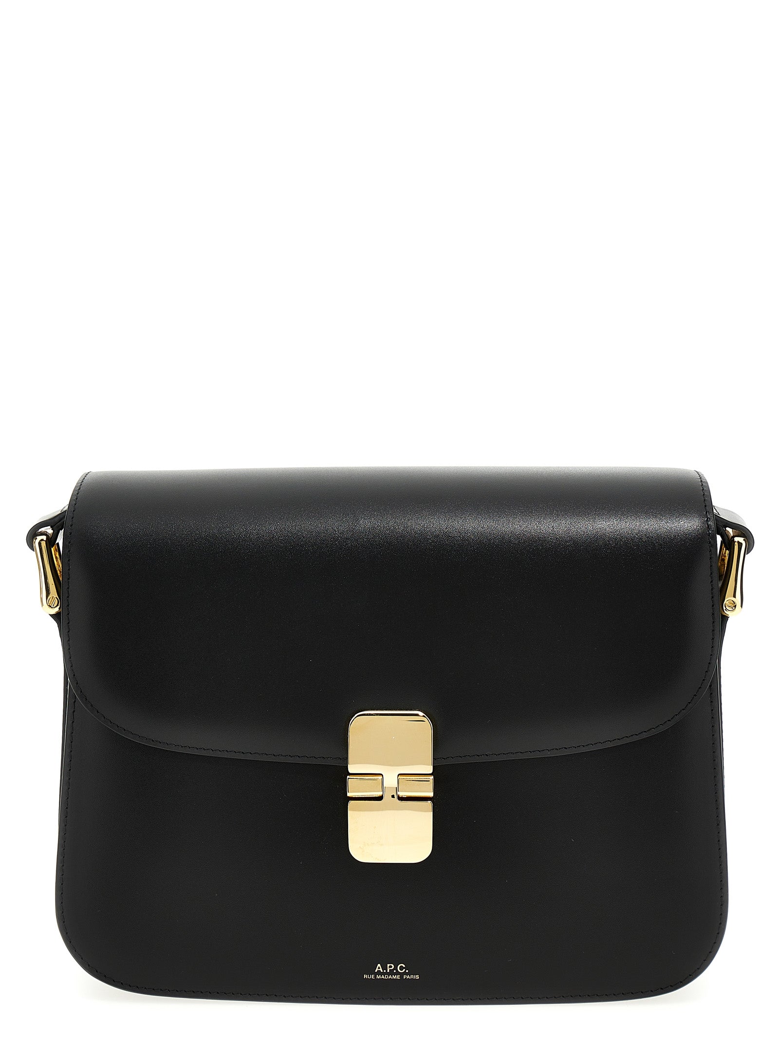 Black Cowhide Crossbody Bag