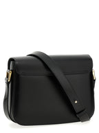 Black Cowhide Crossbody Bag
