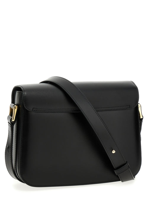 Black Cowhide Grace Crossbody