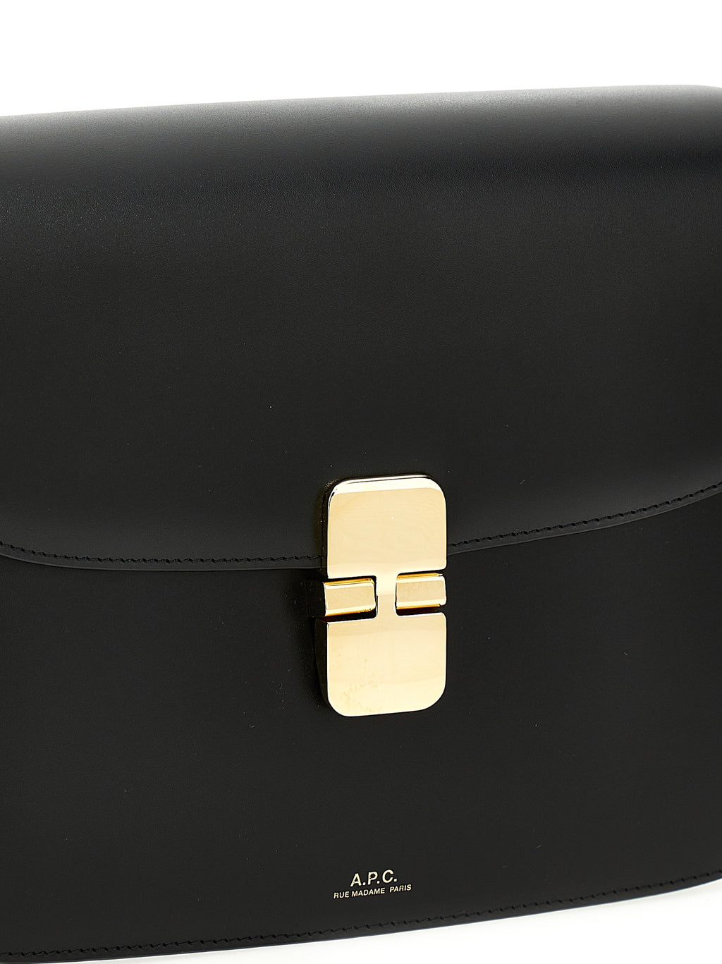 Black Cowhide Crossbody Bag