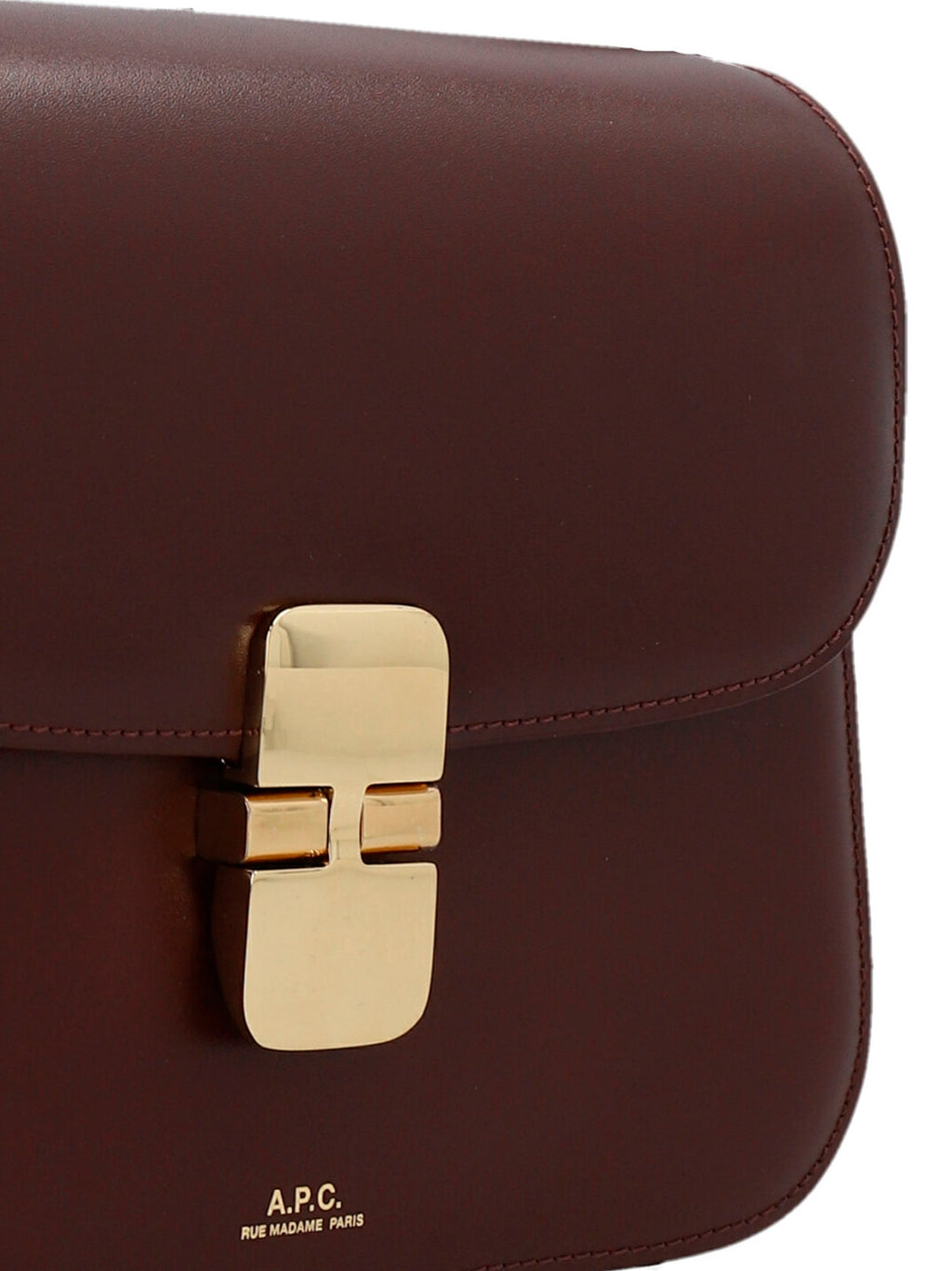 Bordeaux Cowhide Crossbody Bag
