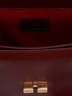 Bordeaux Cowhide Crossbody Bag