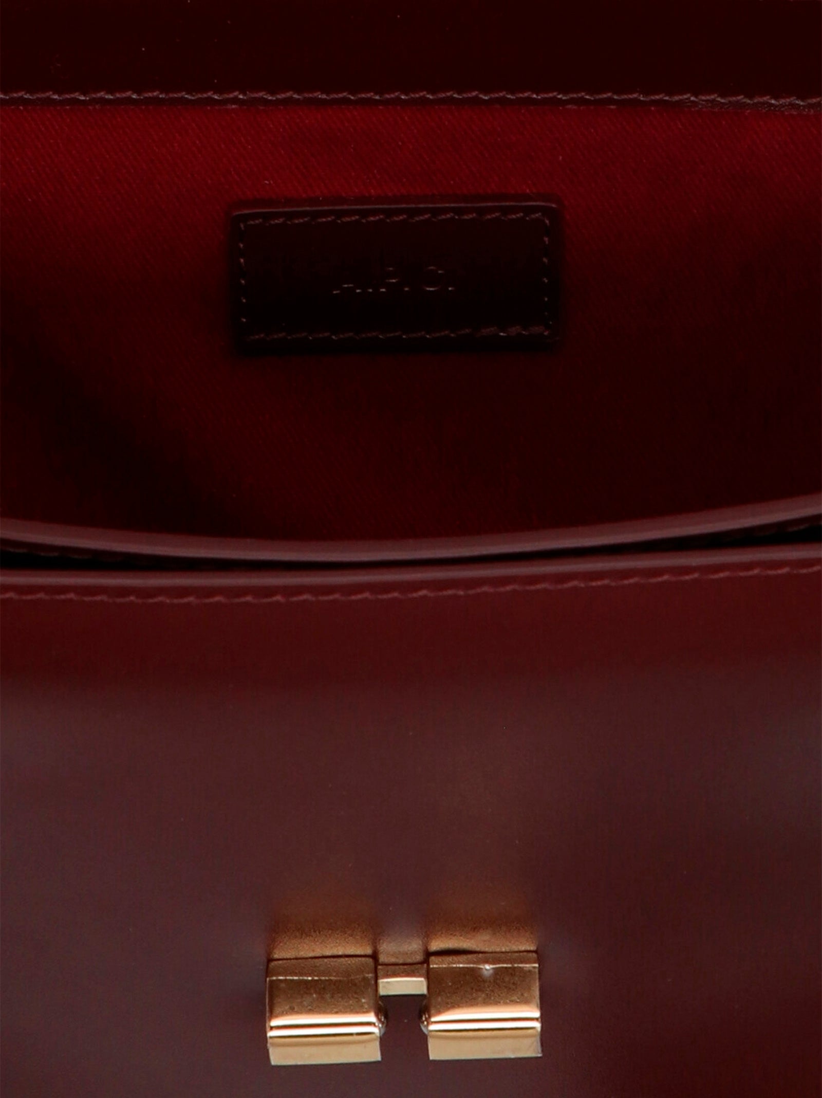 Bordeaux Cowhide Crossbody Bag
