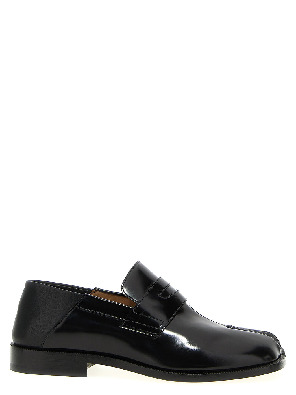 Black Calfskin Slip-On Loafers