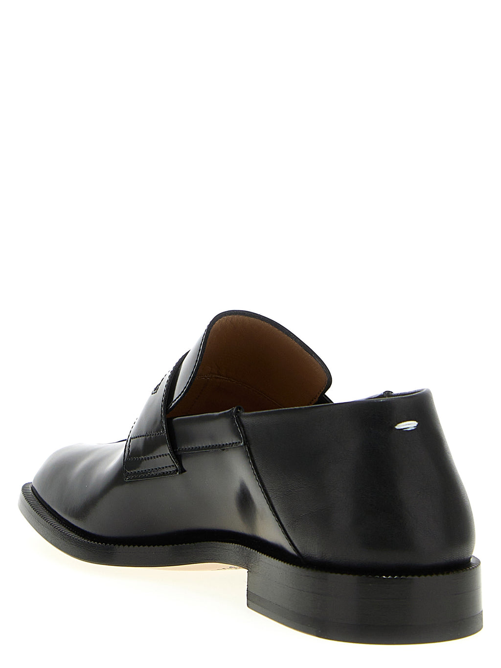 Black Calfskin Slip-On Loafers