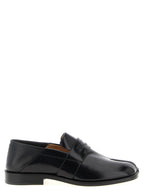 Black Calfskin Slip-On Loafers