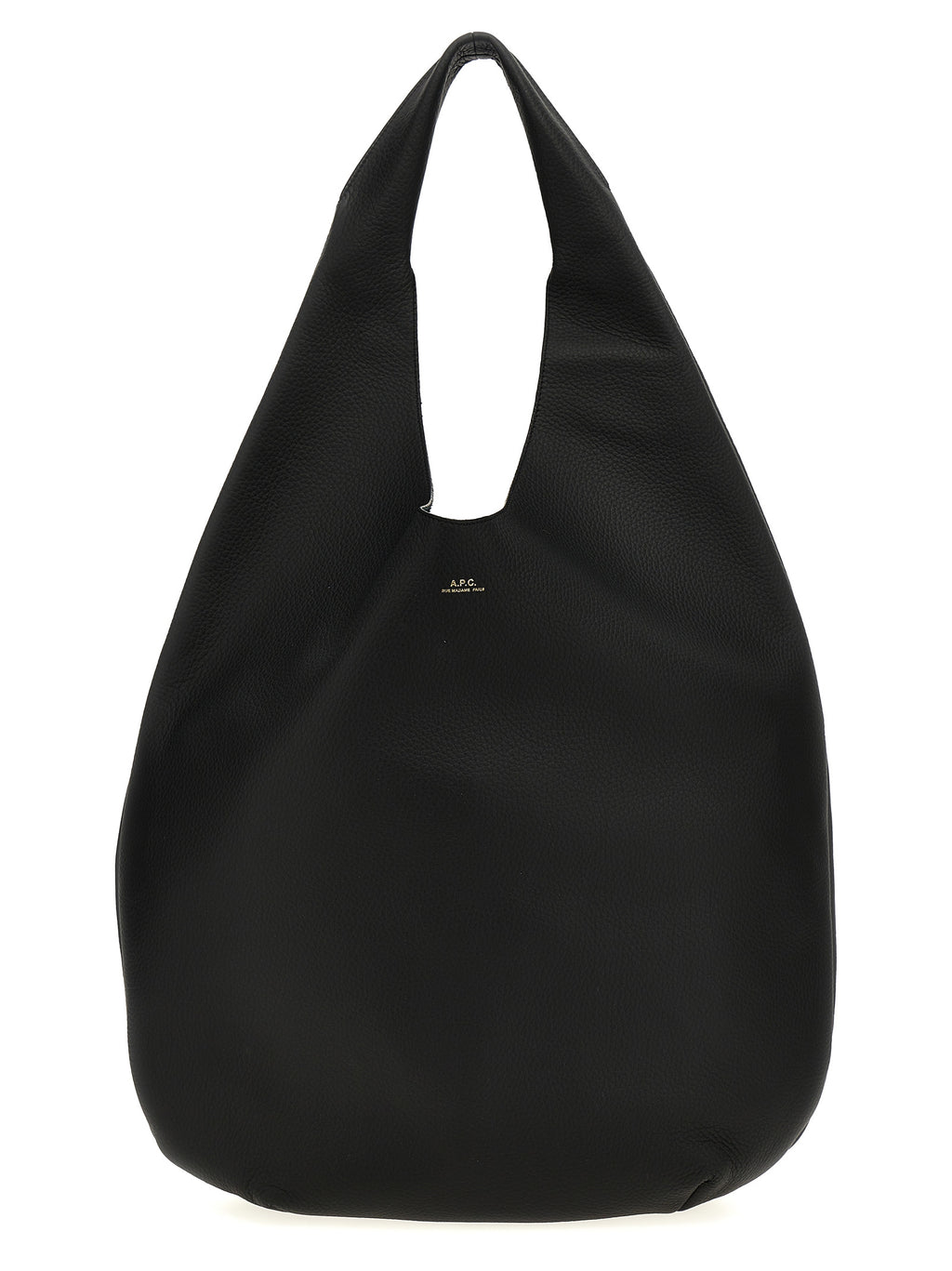 Black Calfskin Shoulder Bag