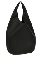 Black Calfskin Shoulder Bag
