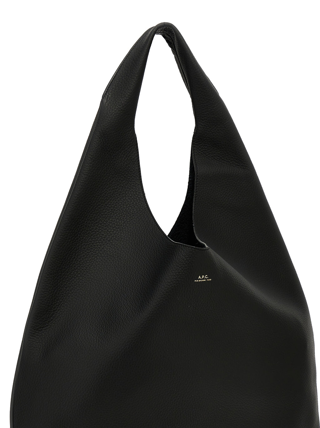 Black Calfskin Shoulder Bag