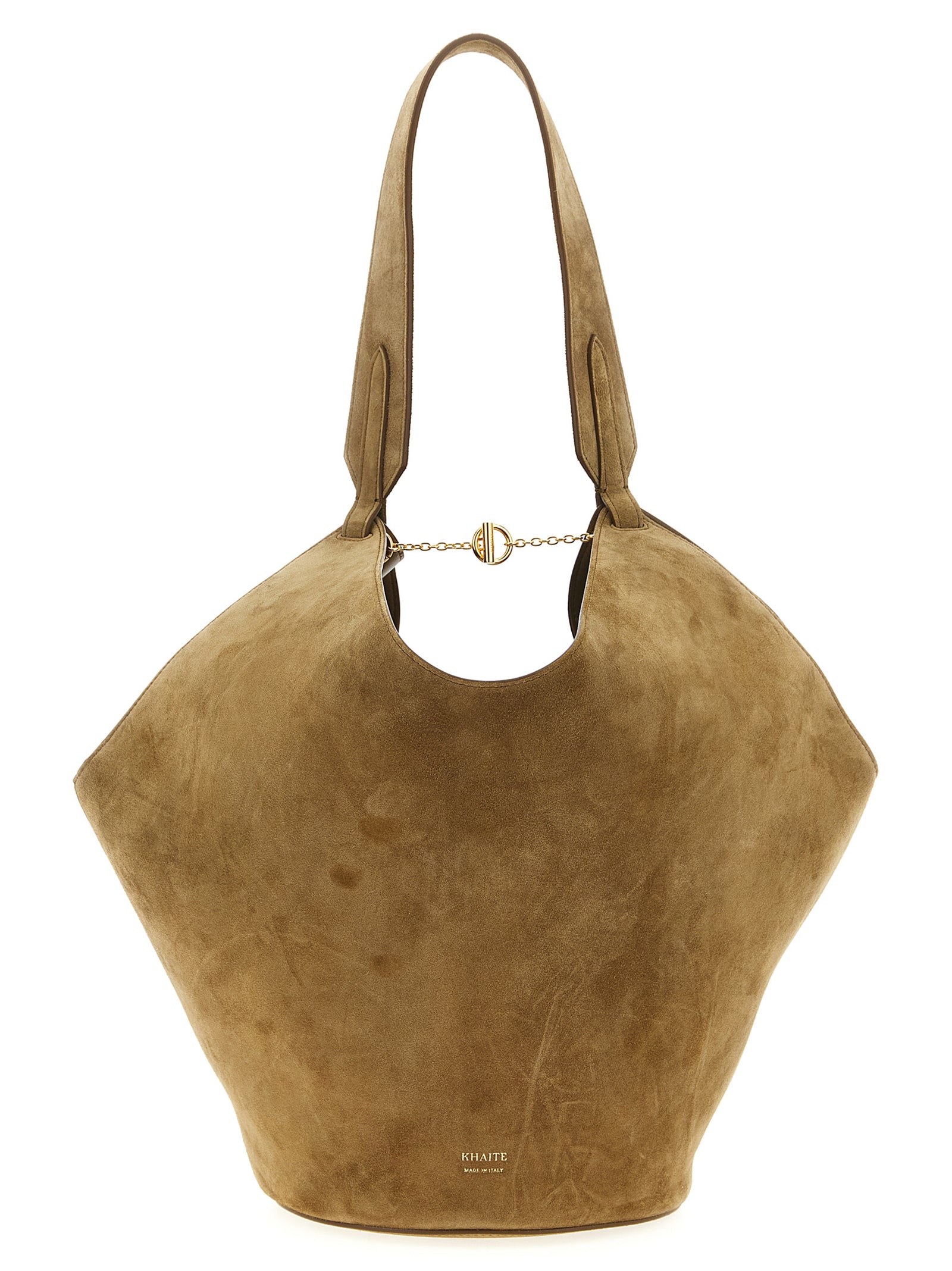 Brown Calfskin Tote Bag
