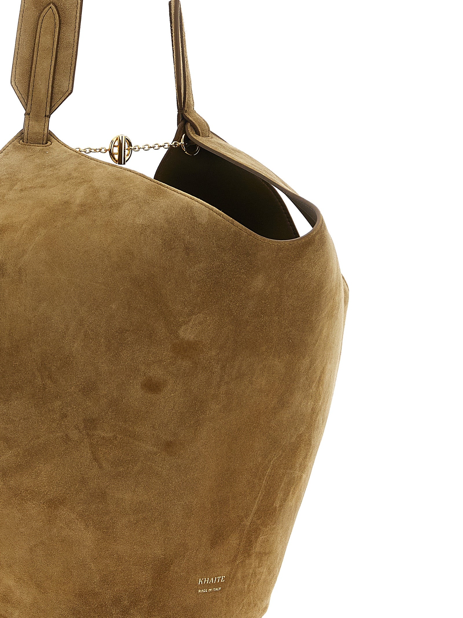 Brown Calfskin Tote Bag