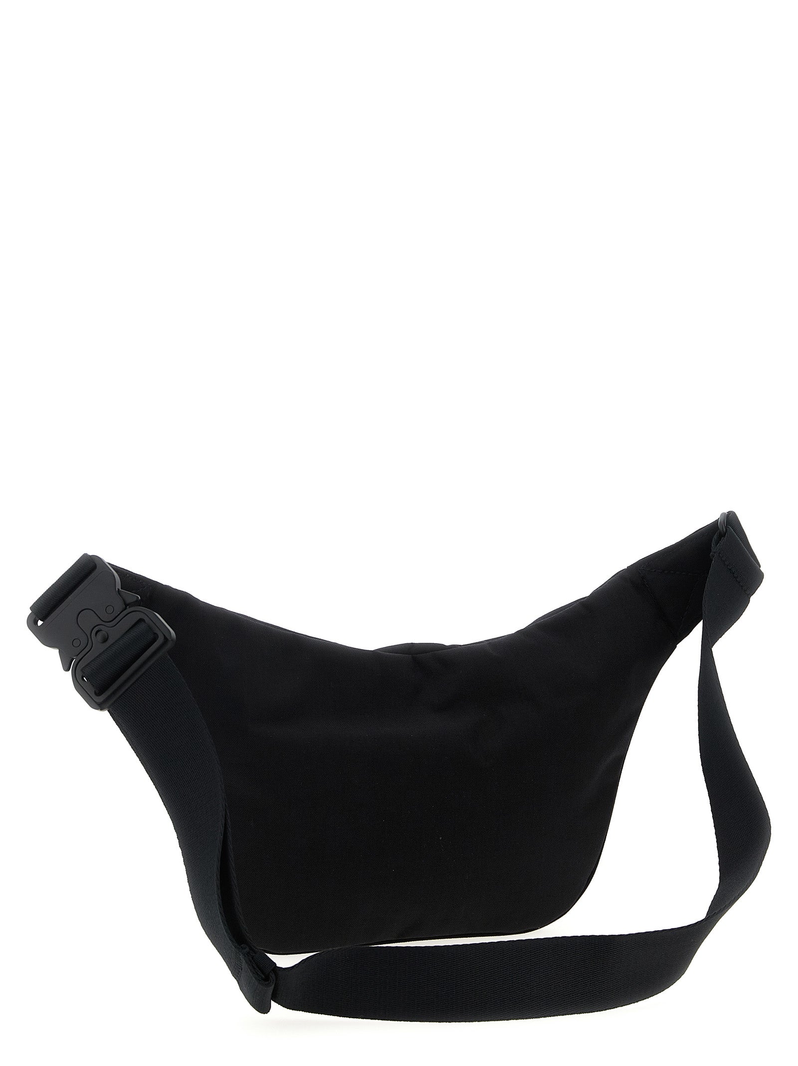 Black Polyamide Crossbody Bag