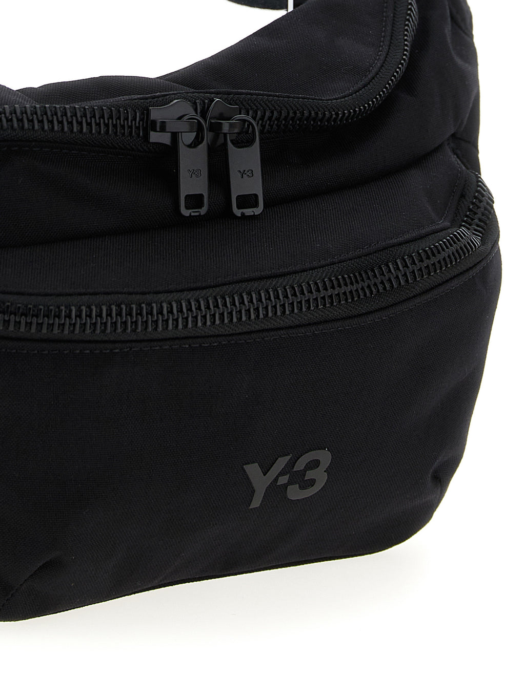 Black Polyamide Crossbody Bag