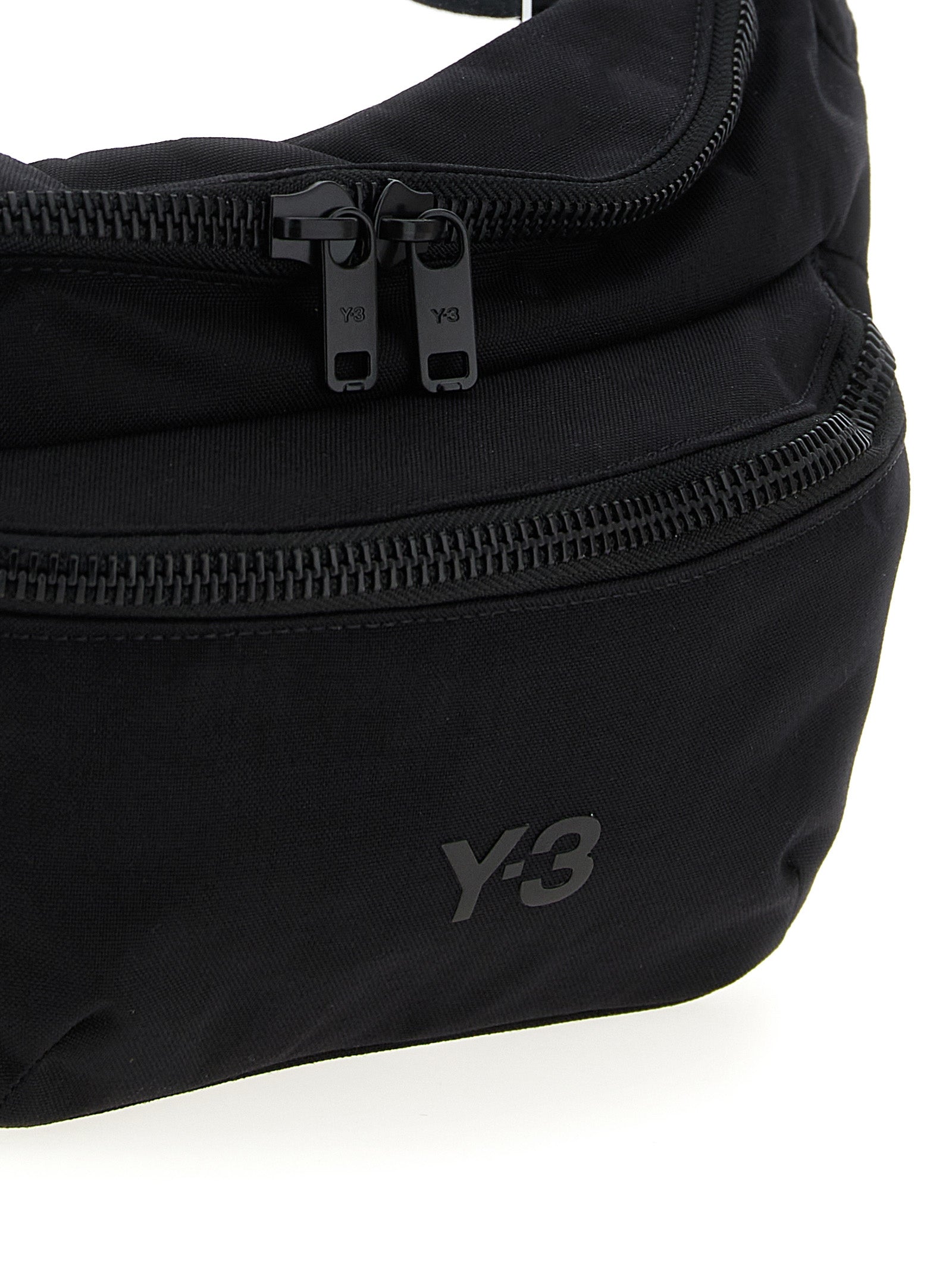 Black Polyamide Crossbody Bag