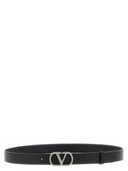 Black Calfskin Regular Belt