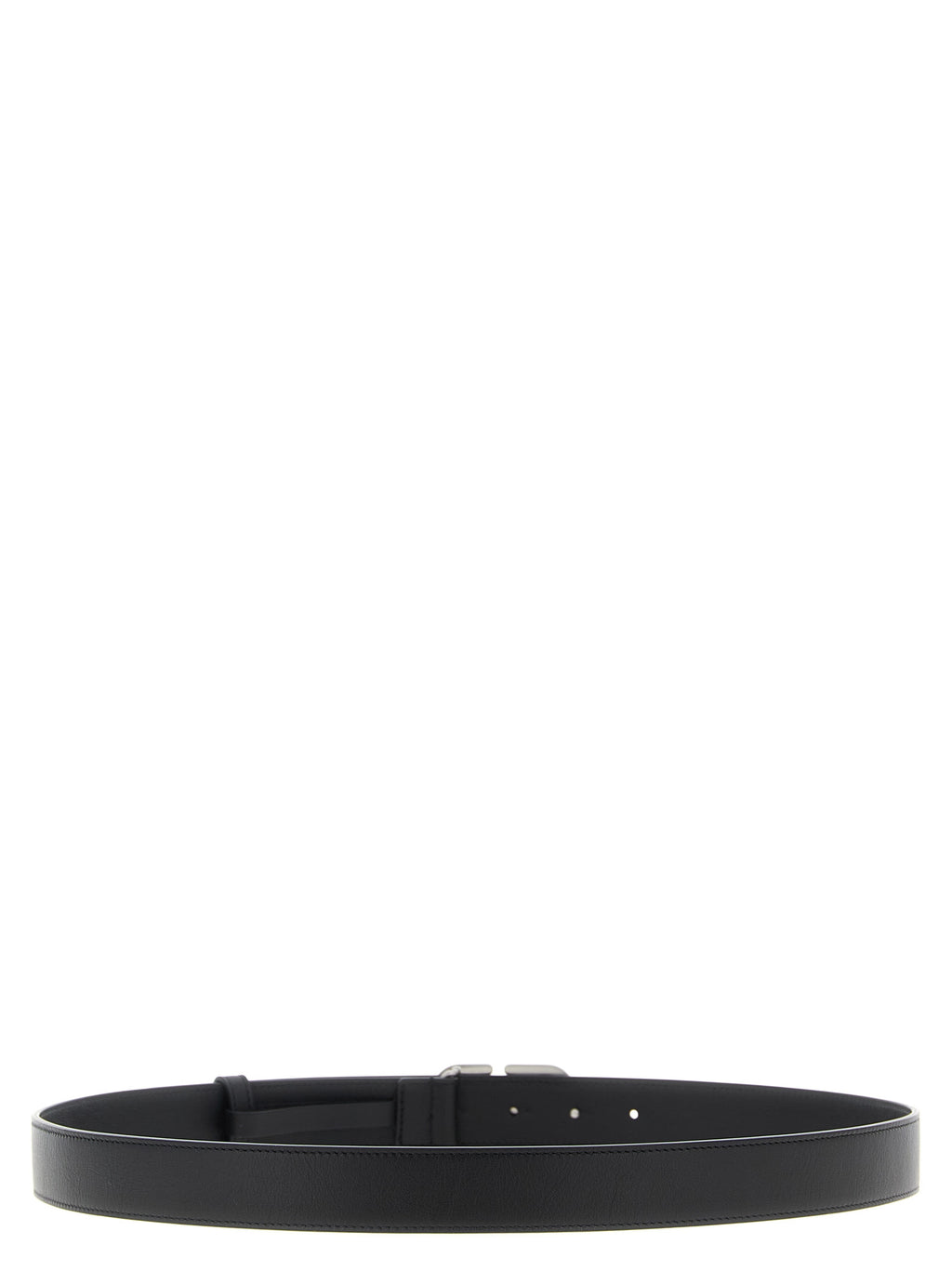 Black Calfskin Regular Belt