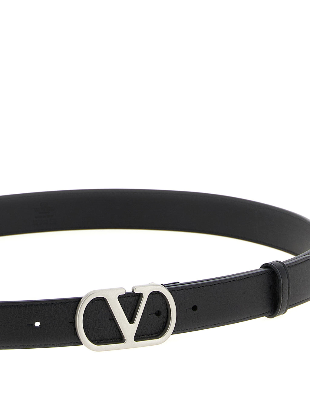 Black Calfskin Regular Belt