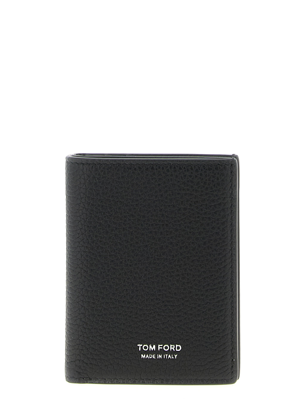 Compact Black Calfskin Cardholder