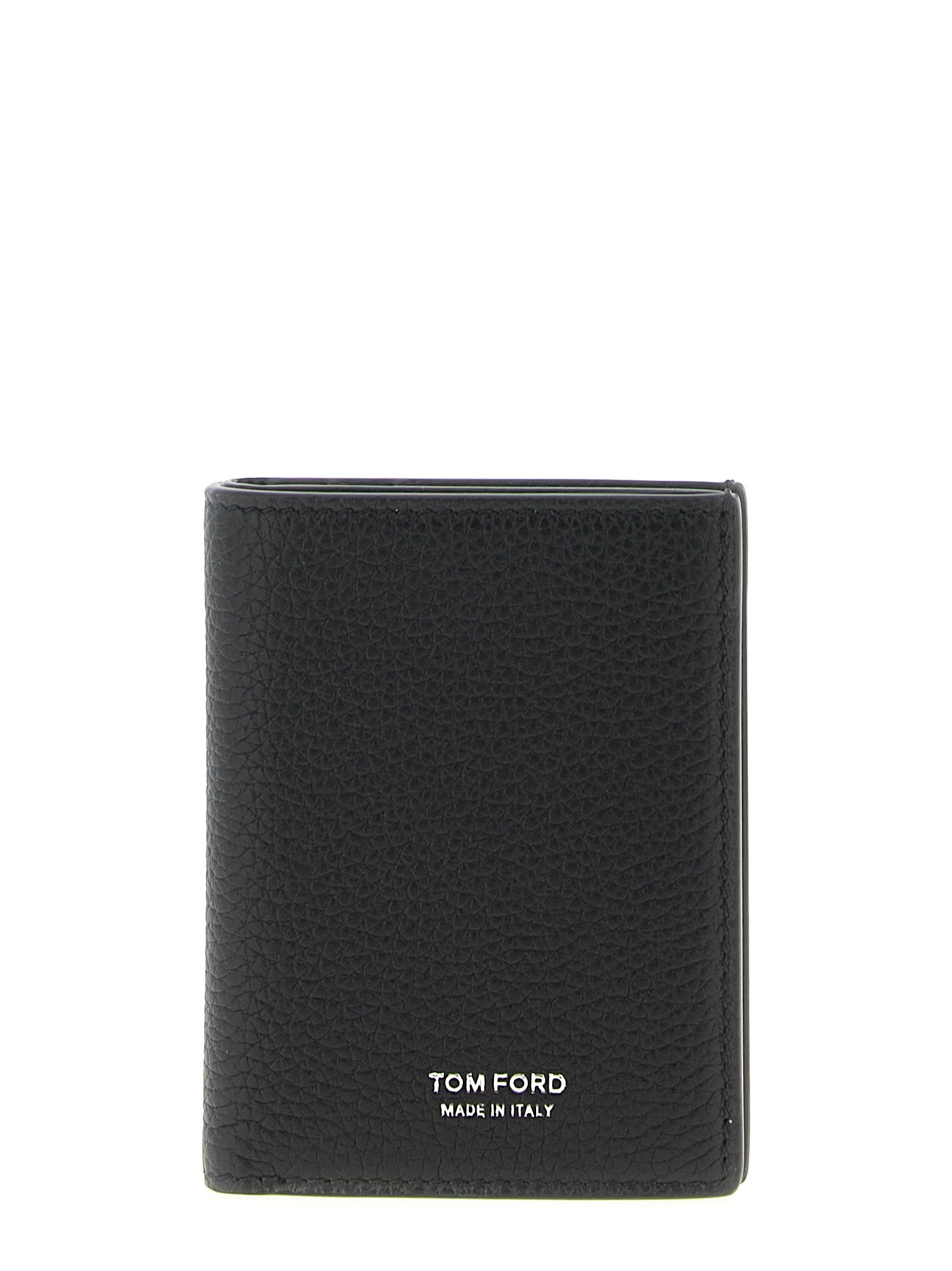 Compact Black Calfskin Cardholder