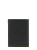 Compact Black Calfskin Cardholder
