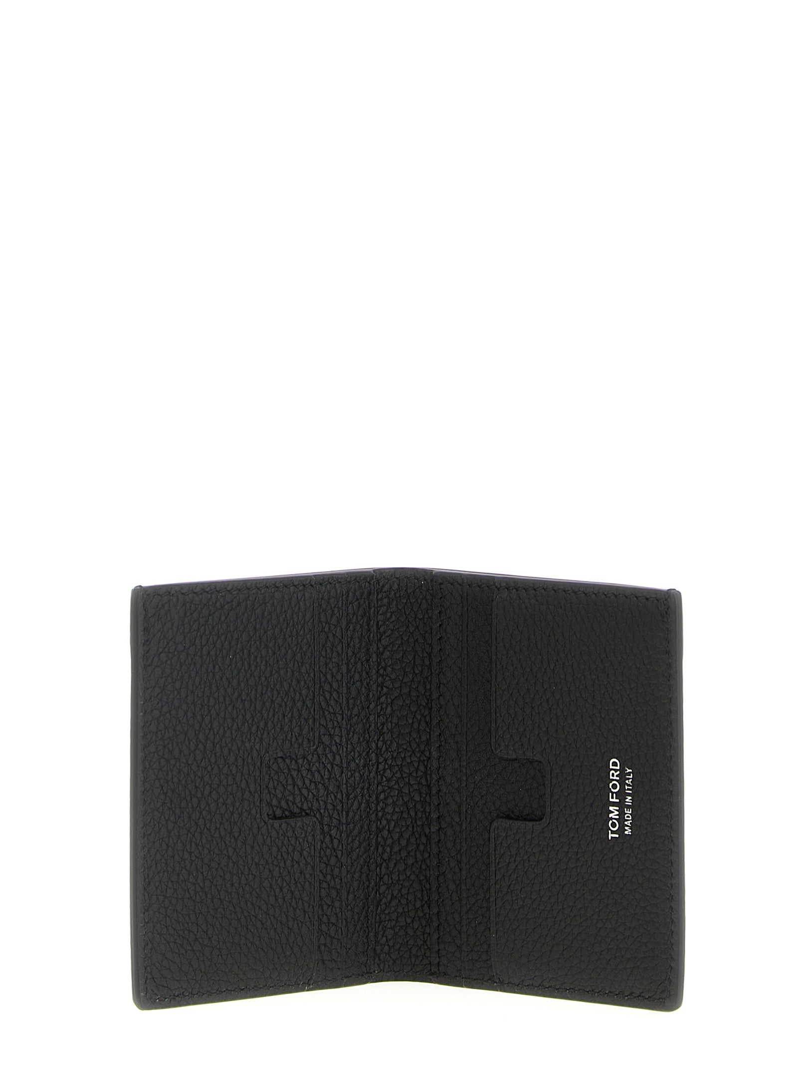 Compact Black Calfskin Cardholder