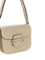 Horsebit 1955 Beige Calfskin Shoulder Bag
