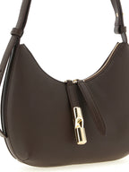 Brown Calfskin Shoulder Bag