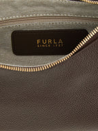 Brown Calfskin Shoulder Bag