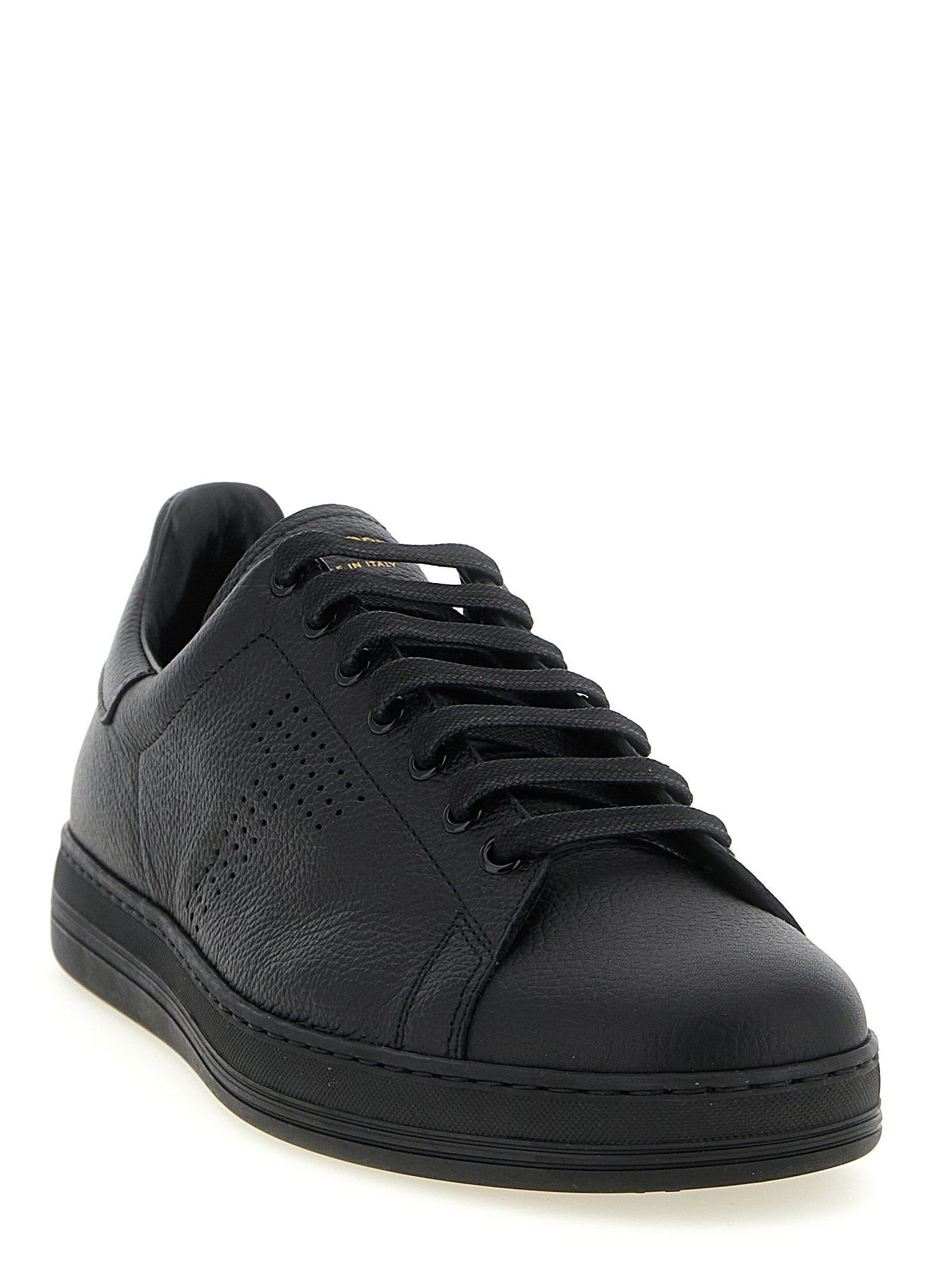 Hammered Full-Grain Leather Warwick Sneakers