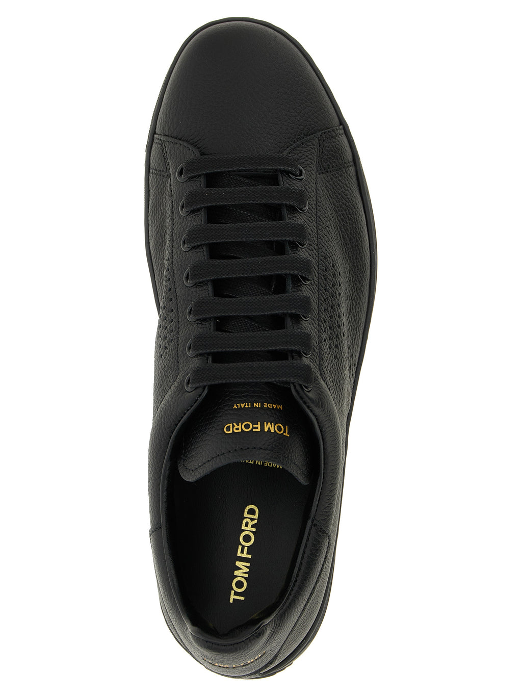 Hammered Full-Grain Leather Warwick Sneakers