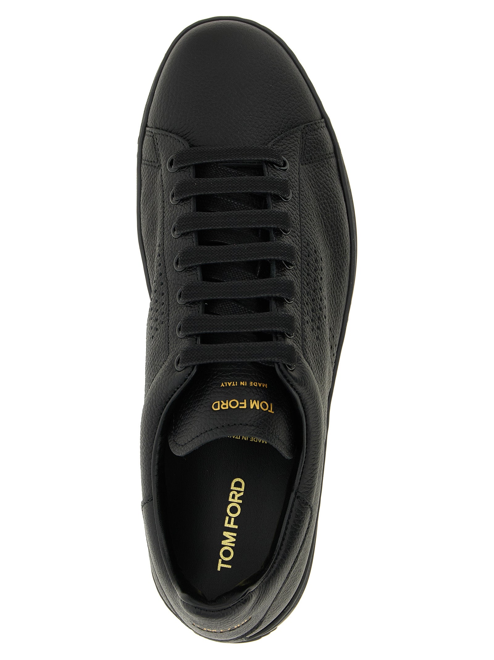 Hammered Full-Grain Leather Warwick Sneakers