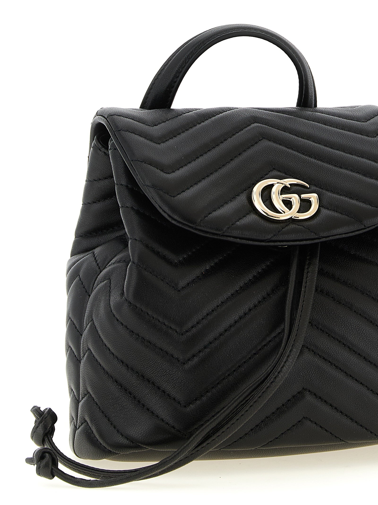 Mini GG Marmont Lamb Leather Backpack